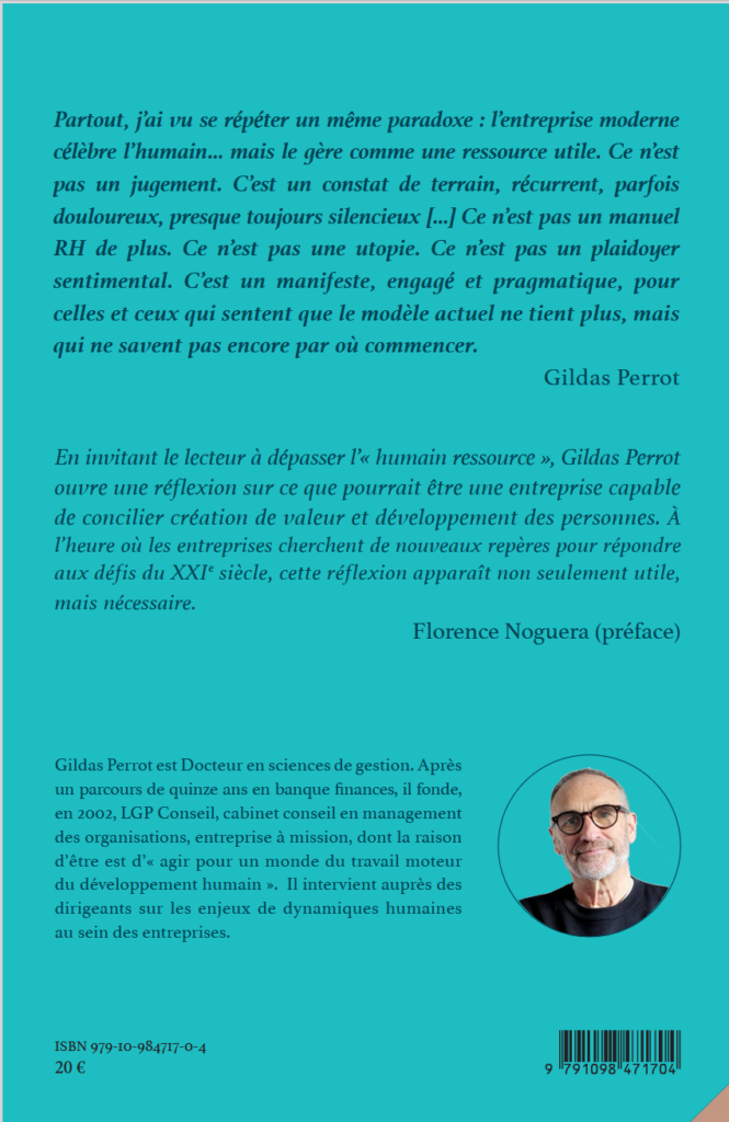 Au-delà de l'homme ressource - Gildas Perrot